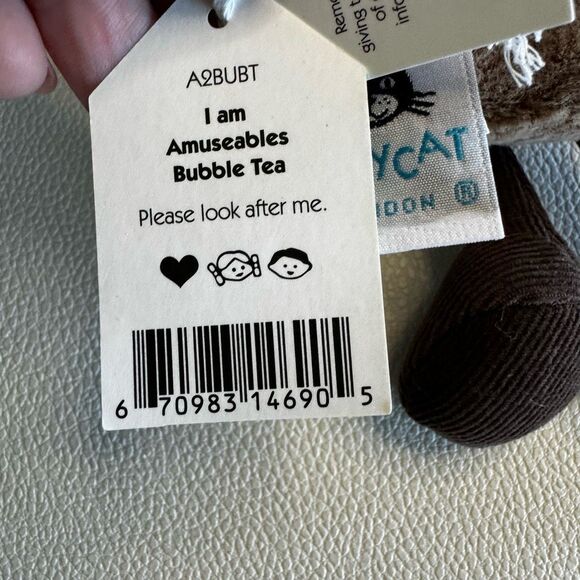 Jellycat Bubble Tea Boba Tea Plush NEW Fast Ship - Picture 9 of 9